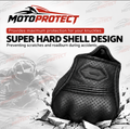 Guantes de Moto Transpirables – Piel Genuina Perforada con Protección en Nudillos