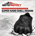 Guantes de Moto Piel Lisa – Protección en Nudillos para Entretiempo e Invierno