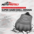 Guantes de Moto Transpirables – Piel Genuina Perforada con Protección en Nudillos